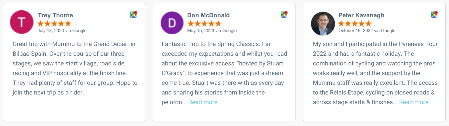 Updated Google Review - Trey Thorne